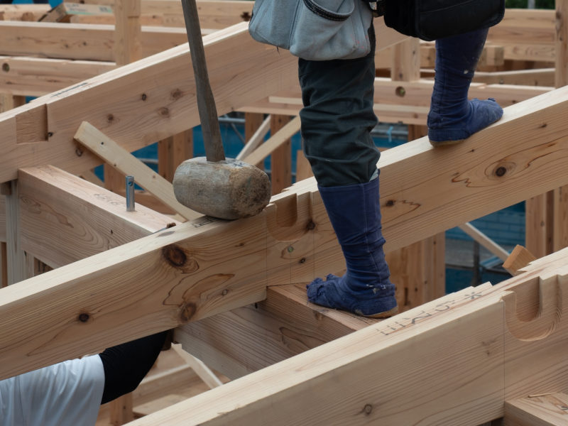 上棟を迎えた日